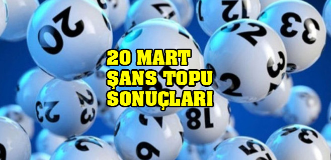 20 Mart 5+1 Şans Topu sonuçları! Şans Topu bilet sorgula