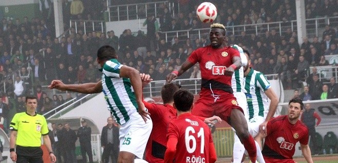Eskişehirspor, Giresun'da takıldı