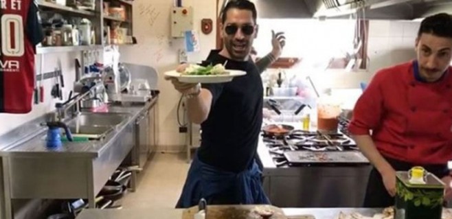 Marco Borriello'dan Nusret taklidi
