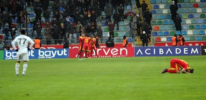 Fenerbahçe'ye Kayseri'de soğuk duş!