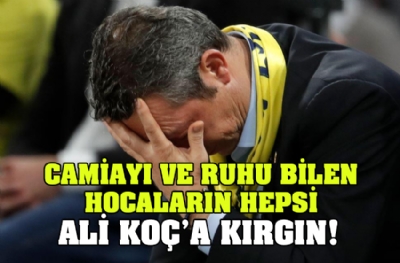 Ve Fenerbahçe hocasız kaldı! Camiayı ve ruhu bilen hocaların hepsi Ali Koç'a kırgın