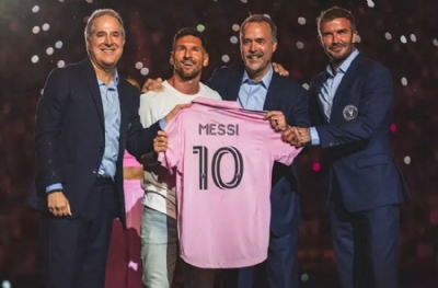 Messi'ye 20 bin kişilik hoşgeldin 