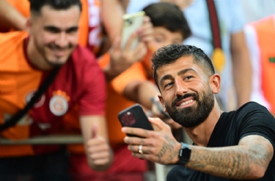 Kerem Demirbay, Galatasaray - Zalgiris maçını tribünden izledi