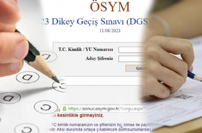 DGS sonuç sorgulama ekranı! 2023 tercih kılavuzu
