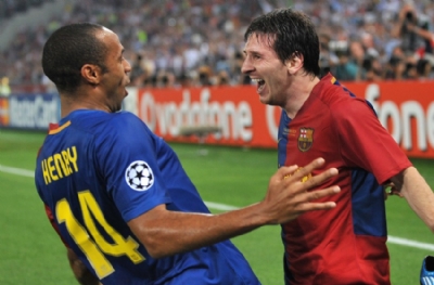 Henry'den Messi'ye destek