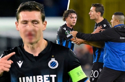 Ağla ağla! Bu kafayla çok ağlarsın! Club Brugge kaptanı mızmızlandı 