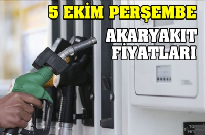 Benzin ve Motorin güncel fiyatları belli oldu! 5 Ekim Akaryakıt fiyatları