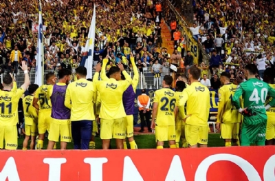 Fenerbahçe taraftarından Filistin'e destek