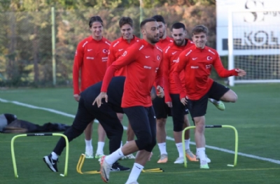 A Milli Takım, Letonya maçı hazırlıklarına başladı