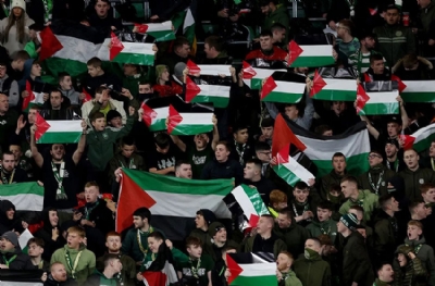 Celtic taraftarı bildiğini okudu! Filistin'e destek verdi