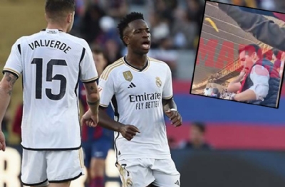 Barcelonalı ırkçılar El Clasico'da abarttı! Vini Jr. sahaya girince yapmadıkları kalmadı