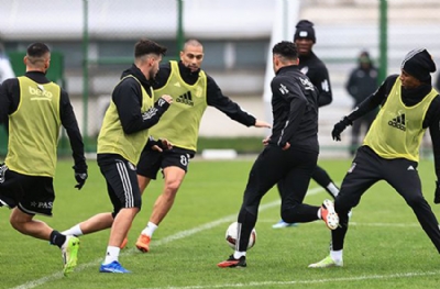 Beşiktaş, Samsunspor maçı hazırlıklarına devam etti