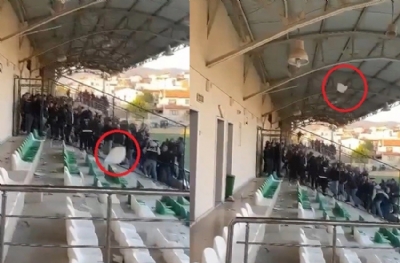 Biz adam olmayız! Amatör lig maçında koltukları kırıp birbirlerine fırlattılar