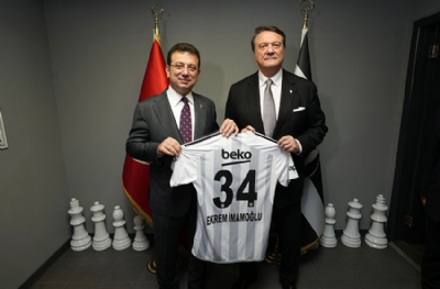İmamoğlu'ndan Beşiktaş'a ziyaret