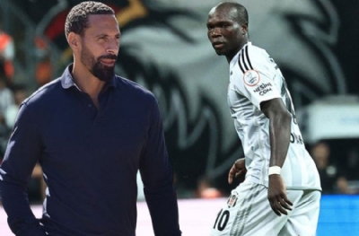 Aboubakar'a bir tokatta Ferdinand'dan! Saç ekimi için Fransa'ya gidersin ha!
