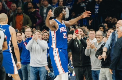 Joel Embiid'den double-double