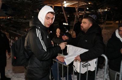 Beşiktaş kafilesi Sivas'ta