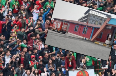 Diyarbakır'da bordo-mavi isyan! 'Trabzonspor renklerini koymak nedir?'