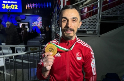 Bir altın da Muammer Şahin'den
