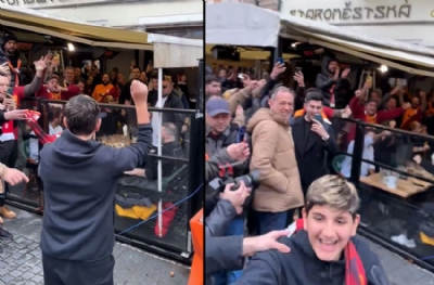 Prag'da ilk üçlü! Ali Yiğit sahne aldı, Galatasaray taraftarını coşturdu