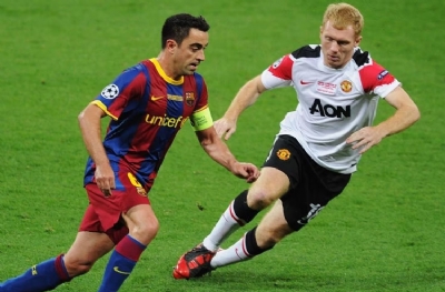  Xavi, Scholes ile oynamayı çok istemiş