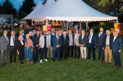 Rezan Epözdemir, Galatasaray camiasını ağırladı