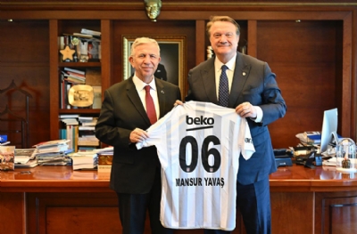 Hasan Arat, Mansur Yavaş'ı ziyaret etti