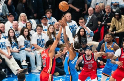 Oklahoma City Thunder - New Orleans Pelicans: 124-92 (MAÇ SONUCU)
