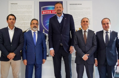 Hidayet Türkoğlu'ndan BOTAŞ'a ziyaret