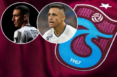 Trabzonspor'un 4 transferi tamam! Di Maria ve Alexis Sanchez'de son durum