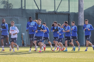 Trabzonspor, Beşiktaş maçı hazırlıklarını sürdürdü