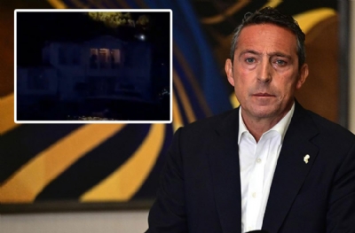 Ali Koç'un yalısının önünde şampiyonluk kutlaması! 'Evdeysen ışıkları aç kapa'