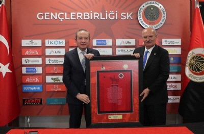 ATO Başkanı Baran'dan Gençlerbirliği Kulübüne ziyaret
