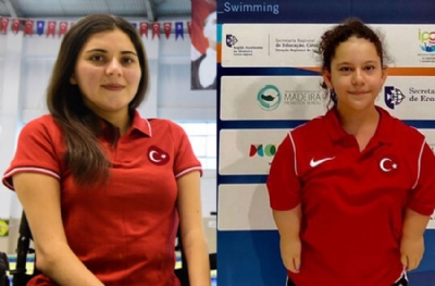 Para milli yüzücüler Elif İldem ile Meryem Nur Tunuğ’dan Paris kotası