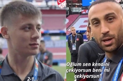 Arda Güler kameraman oldu, Millilerden skor tahmini istedi