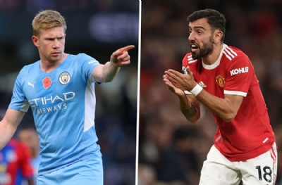 De Bruyne ve Fernandes Suudi Arabistan'a