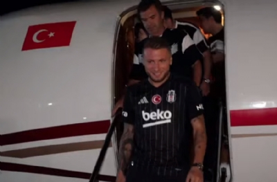 Ciro Immobile, Beşiktaş için İstanbul'a geldi