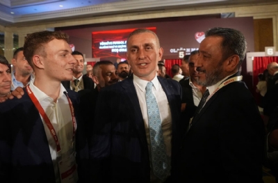 İşte TFF'nin yeni başkanı İbrahim Hacıosmanoğlu'nun ilk sözleri 