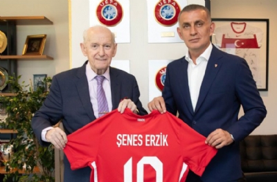 Şenes Erzik'ten Hacıosmanoğlu'na ziyaret