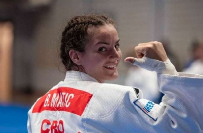 Judoda kadınlar 70 kiloda altın madalya Barbara Matic'in