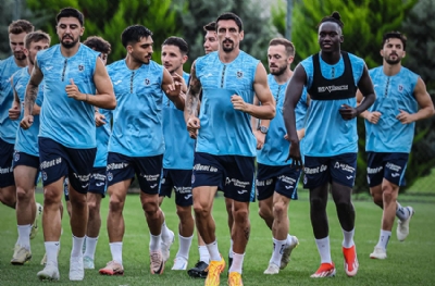 Trabzonspor'da Rapid Wien mesaisi sürdü