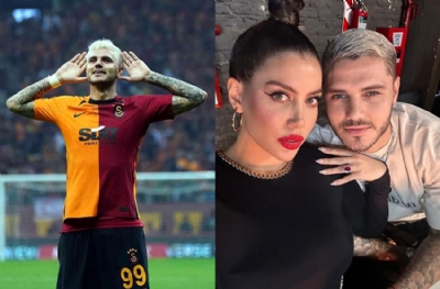 Yenge bu kez limitleri aştı! Wanda Nara başka erkekle dudak dudağa