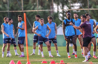 Trabzonspor, St. Gallen maçı hazırlıklarına devam etti