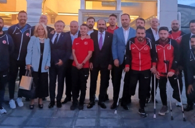 TFF yönetimi, Ampute Futbol Milli Takımı ile buluştu