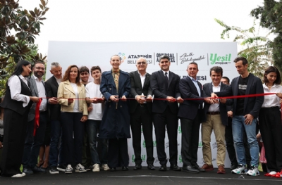 Eda Erdem'in adının verildiği park ve voleybol sahası açıldı