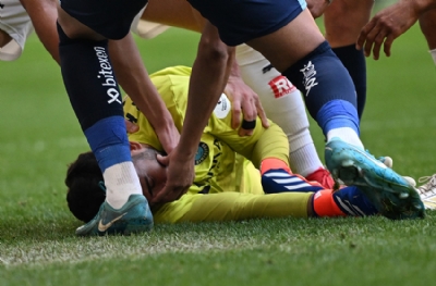 Süper Lig maçında korkutan anlar