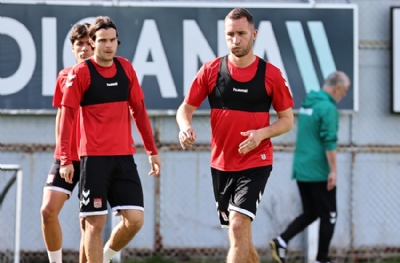 Sivasspor'da çift kale idman