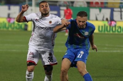 Çaykur Rizespor-Gençlerbirliği: 1-0 (MAÇ SONUCU)