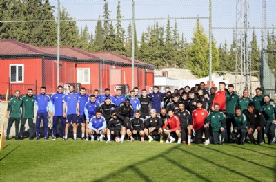 Burak Yılmaz takımına taktik çalıştırdı