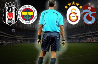 Beşiktaş-Fenerbahçe ve Galatasaray-Trabzonspor derbilerinin hakemleri netleşti